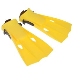 Sports flippers (with open heel) of different sizes Sports flippers (with open heel) of different sizes